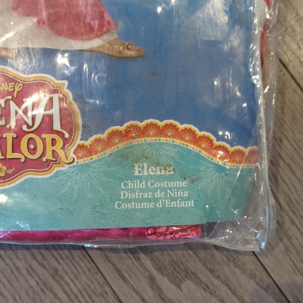 Disney Elena of Avalor Red & White Dress Halloween Costume - NWT Size M 7-8 - Picture 3 of 5
